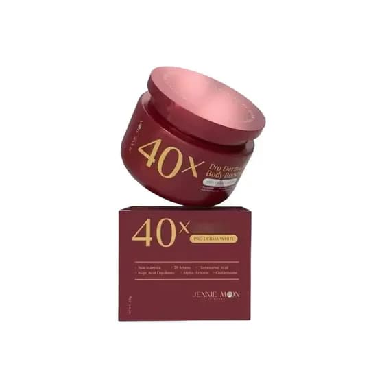 Jennie Moon 40X Pro Derma Plus Body Booster - Hidratante em Gel-Creme Leve com Complexo de 40X Ingredientes Ativos - 250