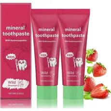Pasta de Dente Probiótica Natural para Crianças com Hidroxiapatita, 80g, Pasta de Dente Clareadora para Dentes Sensíveis