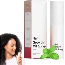 Spray de Óleo para Crescimento Capilar, Sérum Capilar, Spray Herbal para Crescimento Capilar com Óleo de Rícino e Gengib