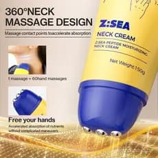 Z:SEA Creme Firmador para Pescoço, Creme para Firmar e Levantar a Pele do Pescoço para Pele Flácida, Hidratante para a P