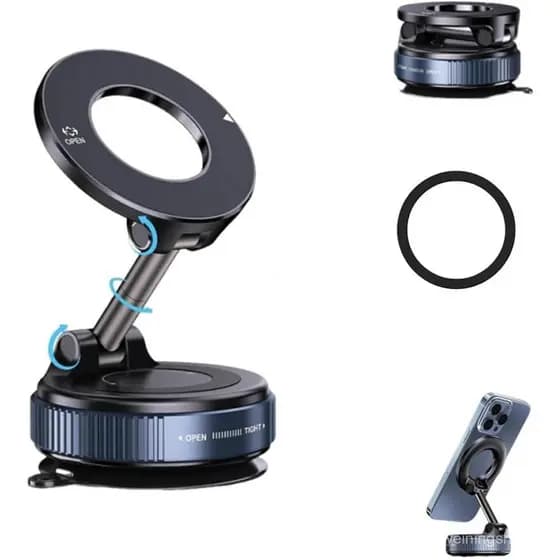 Suporte Magnético para Telefone Vipbugo Veltrix, Vipbu Magnogrip Pro 360, Novo 2025 Vlt002, Suporte de Telefone Dobrável