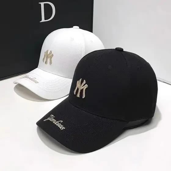 Novo boné de beisebol feminino para o verão, protetor solar e respirável, boné com letras bordadas em estilo coreano, bo