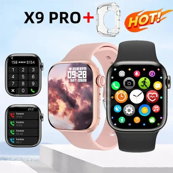 Relógio Smartwatch Original X9 Pro Série 45mm, Monitor de Pressão Arterial – São Paulo, Estoque Disponível