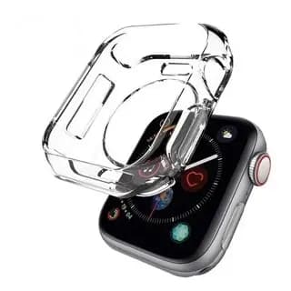 Case Para Smartwatch + PELÍCULA Capa Relógio Silicone/TPU 38mm 45mm 49mm