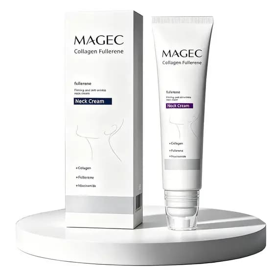 Magec Collageno, Creme Mágico para o Pescoço com Colágeno e Fullerene, Magec Crema Para El Cuello, Creme para o Pescoço