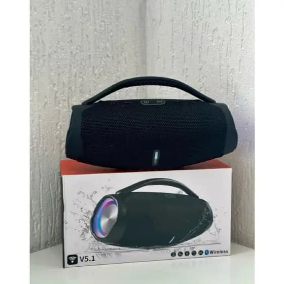 Caixa Som Bluetooth BOOMBOX 3 35CM 80W Moderna e Compacta