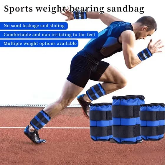 Caneleira/Tornozeleira Peso Par de 1KG,2KG,3KG,4KG,5KG 6KG - Exercício/Academia/Musculação/Fisioterapia