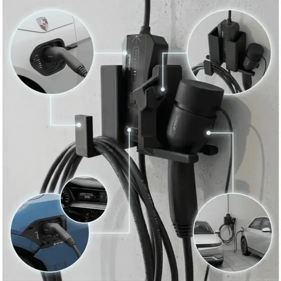 Suporte De Parede Para Carregador Portátil de Carro Elétrico BMW BYD GWM VOLVO - SUPORTE UNIVERSAL