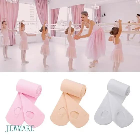 Meias-Calças Balé Veludo Para Meninas Dança Conversível Opacas Leggings