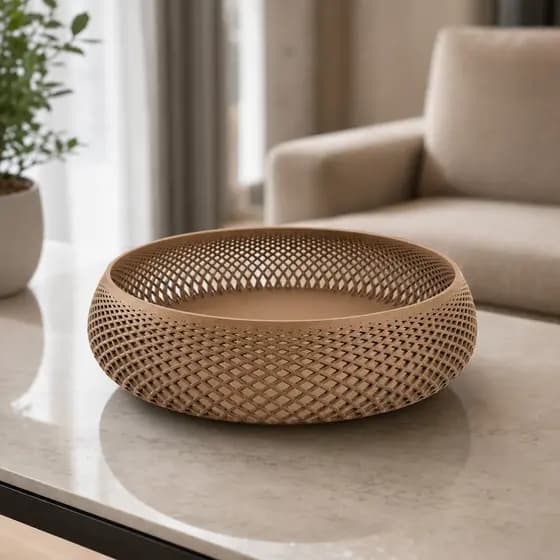 Tigela Decorativa Bowl Porta Objetos Organizador de Mesa Centro de Mesa Fruteira Porta Treco 15 e 20 cm