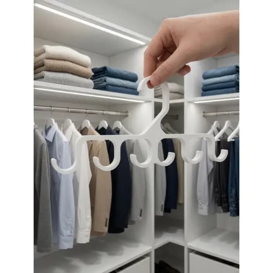 Cabide Organizador para Bonés - Suporte para 6 Bonés Impresso em 3D