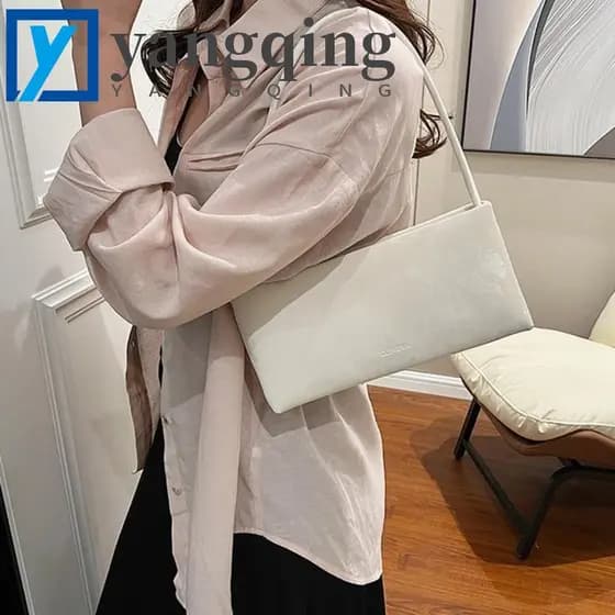Bolsa De Ombro Moderna YANGQING , Crossbody Em Formato Quadrado De Tamanho Pequeno Casual De Couro PU Com Design Nas Axi