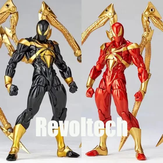 Revoltech Incrível Homem Aranha De Ferro Yamaguchi Ver . Brinquedos Modelo De Bonecos De Ação Articulados XT1F * & -