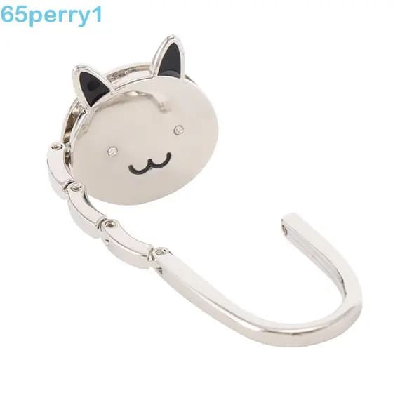 PERRY1 Bolsa Gancho Acessórios Estilo Gato Portátil Único Dobrável Ganchos Pendurados