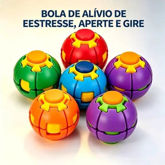 2026 Novo Estilo Imprensa Rotativa Bola de Descompressão Fidget Spinner Brinquedo Educacional de Descompressão