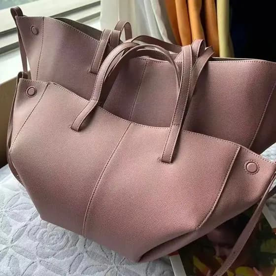 Bolsa Tote Pequena POPO com Carteira Correspondente - Bolsa Versátil e Elegante para Uso Diário - 34x22x12cm