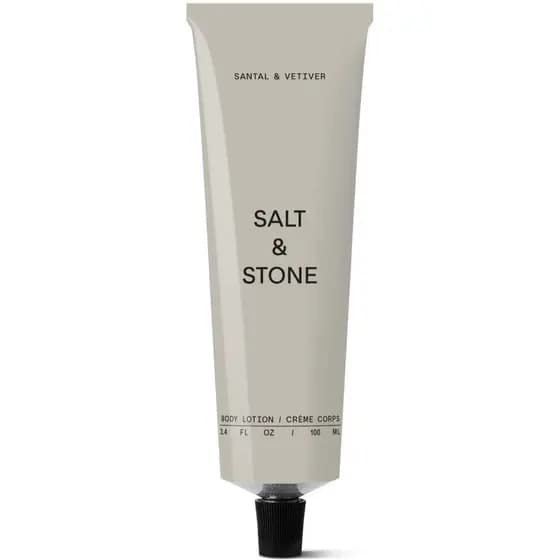 Loção Corporal Salt & Stone para Mulheres e Homens | Santal & Vetiver | Hidrata, Nutre e Suaviza a Pele | Restaura