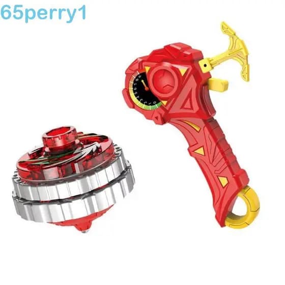 PERRY1 Brinquedos Giroscópios Giratórios , Luminosos Com Giroscópio Cordão De Luz Do Lançador , Topo Giratório Fria