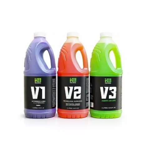 Kit v1 v2 v3 limpeza pesada