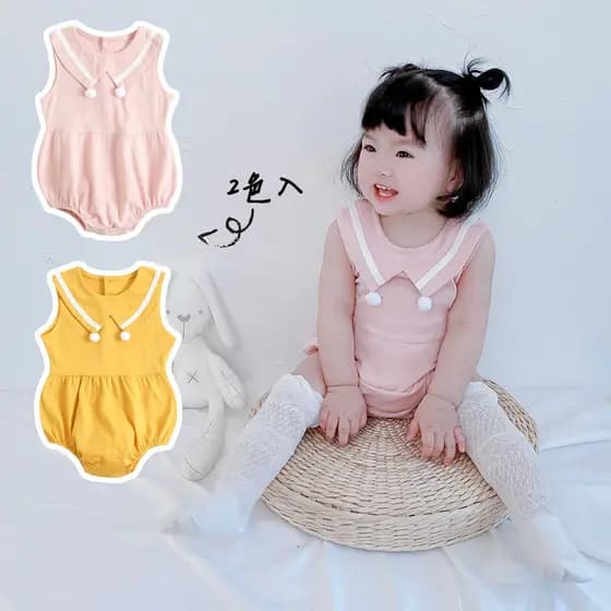 Roupas de bebê roupas de bebê versão coreana roupas de bebê menina verão macacão de algodão puro bebê macacão ins macacã