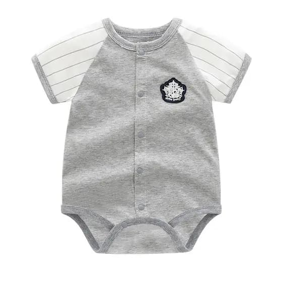 Macacão de bebê roupas de verão outubro março menino bebê puro algodão macacão estilo fino recém-nascido 5 meses mês che