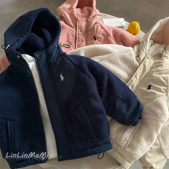 Meninos meninas jaquetas outono inverno 2025 novo estilo bebê leve acolchoado roupas acolchoadas crianças roupas de inve