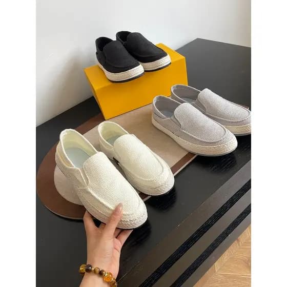 Facas 38.8 leves e respiráveis!Primavera verão masculino preguiçoso tecido deslizamento-On moda sapatos casuais sapatos