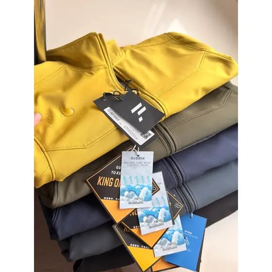 Folha de armário 1.000 + colheita de vazamento escovado leve ao ar livre à prova dwaterproof água outono inverno Wear ja