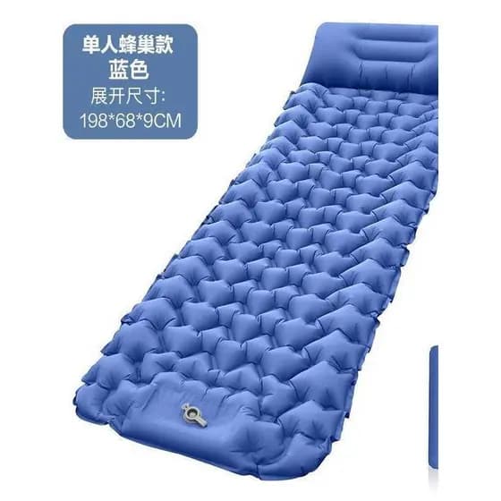 Colchão de ar ao ar livre leve acampamento à prova de umidade viagem carro Nap tenda acampamento almofada inflável autom