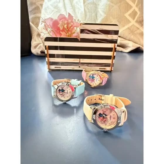 Relógio Infantil Stitch analógico diversas cores