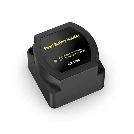 Isolador de Bateria Dupla 12V140A, Relé Inteligente de Bateria Dupla VSR, Modificação de Carregador para Carro, Iate e R