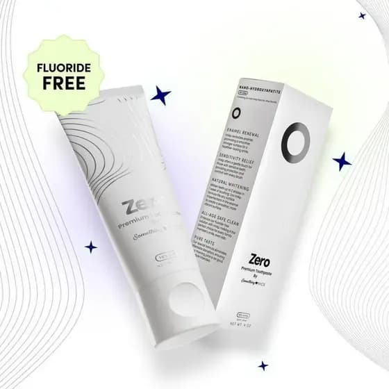 Pasta de Dente Zero Premium com 10% de Nano-Hidroxiapatita, Xilitol e Fórmula de Sabor Puro, sem Fluoreto, SLS, Dióxido