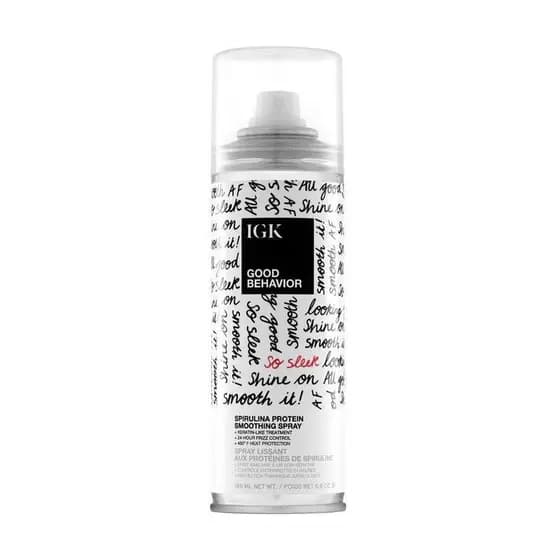 IGK GOOD BEHAVIOR Spray Suavizante de Proteína de Espirulina | Tratamento semelhante à queratina + Controle de frizz +