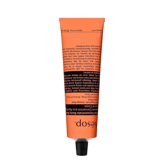 Bálsamo Corporal com Infusão de Cítricos Aesop Rind Concentrate Textura Leve Hidratante de Longa Duração RCCP