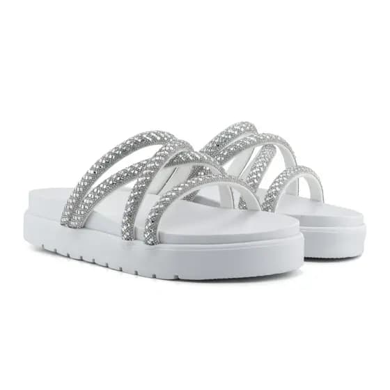 Gabi Sandália Birken Papete Feminina Confortável Leve e Macia Flat