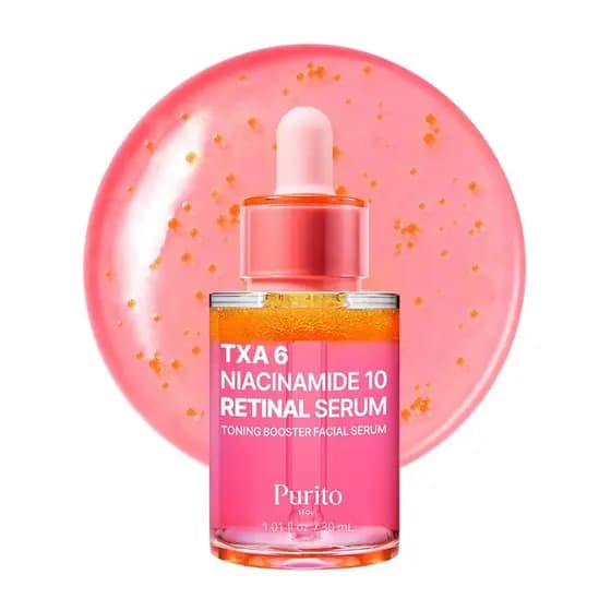 PURITO TXA 6% + Niacinamida 10% Sérum Facial | para Manchas Escuras, Hiperpigmentação, Tom de Pele Irregular | Ácido