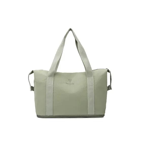 Bolsa de viagem de curta distância de grande capacidade de cor lisa Bolsa de bagagem elegante pode cobrir o carrinho Bol