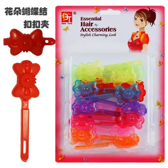 Acessórios De Cabelo Infantis Flor Arco Fivela Clipe De Plástico Grampo Barrtes