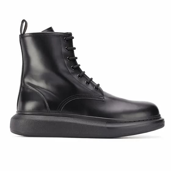 McQueen Max Martin Botas Masculinas De Cano Alto Estilo Britânico Botas Masculinas Na Moda All-Match Botas Curtas De Cou