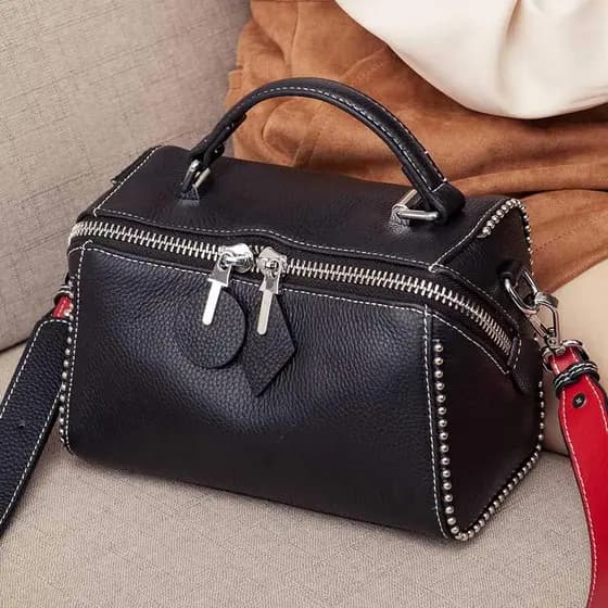 Mulheres bolsas femininas 2024 novo estilo moda All-Match couro genuíno portátil pequenos sacos femininos versão coreana
