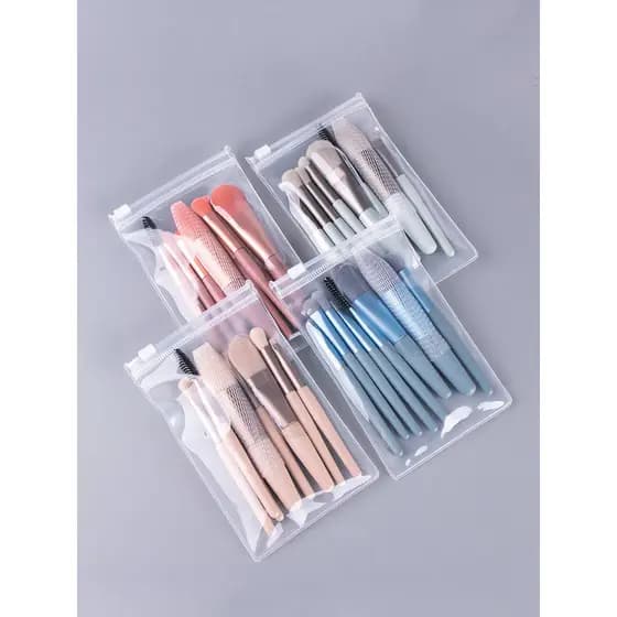 Conjunto de pincéis de maquiagem sombra pó solto sobrancelha escova fundação Blush destaque corretivo conjunto escova co