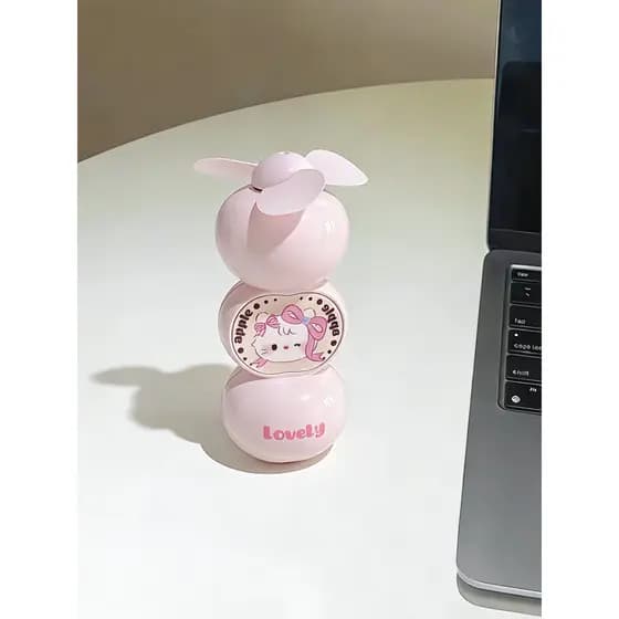Bonito morrer Le crianças portátil pequeno ventilador de mesa portátil pequeno carregamento usb escritório mudo alta apa