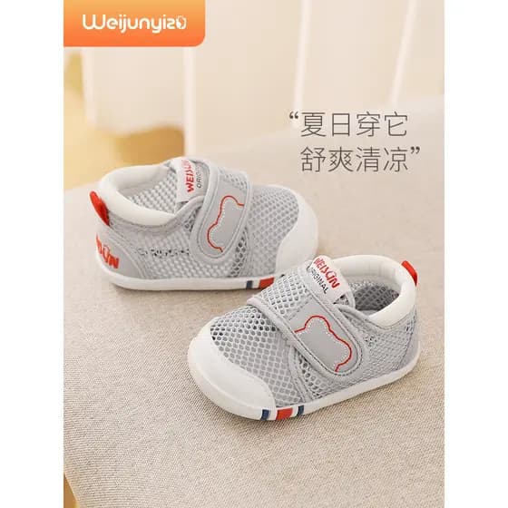 Sapatos de criança menino sandálias de bebê verão sapatos de bebê sola macia antiderrapante meninas 1 a 2-3 anos de idad