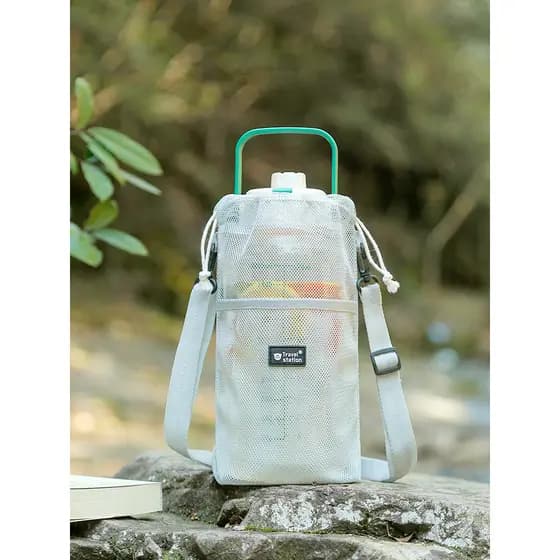 Bolsa suspensa para garrafa de água Bolsa para copo de água ao ar livre Garrafa de água ajustável Bolsa para garrafa de