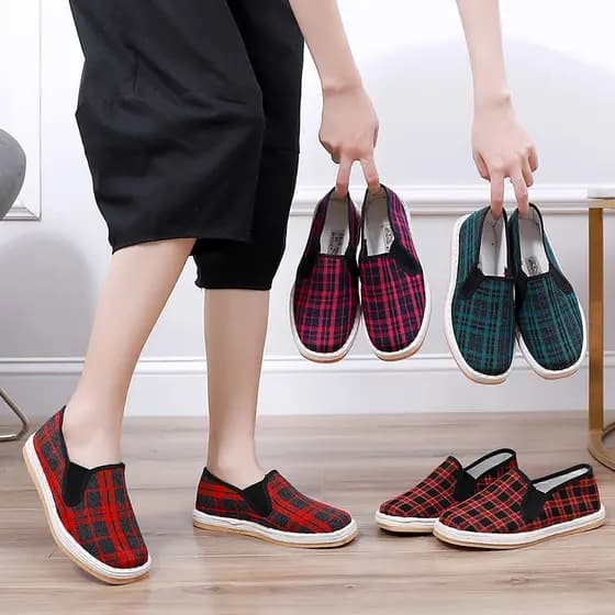 Melaleuca sola respirável sapatos mãe velho pequim sapatos femininos mulheres de meia-idade idosos desodorante pano anti