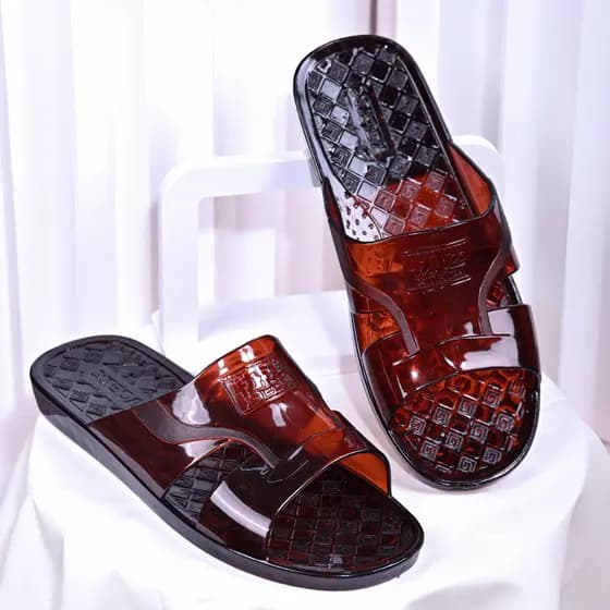 Homens chinelos de tendão de carne verão leve borracha macia casa sapatos casal interior ao ar livre wear moda novo esti