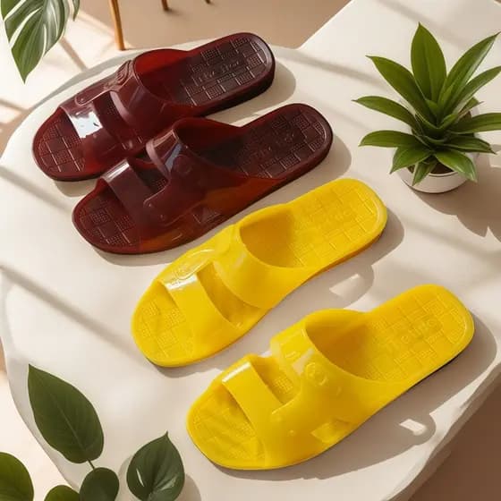 Sapatos de cristal masculinos de verão sapatos de geléia à prova dwaterproof água antiderrapante chinelos femininos sand