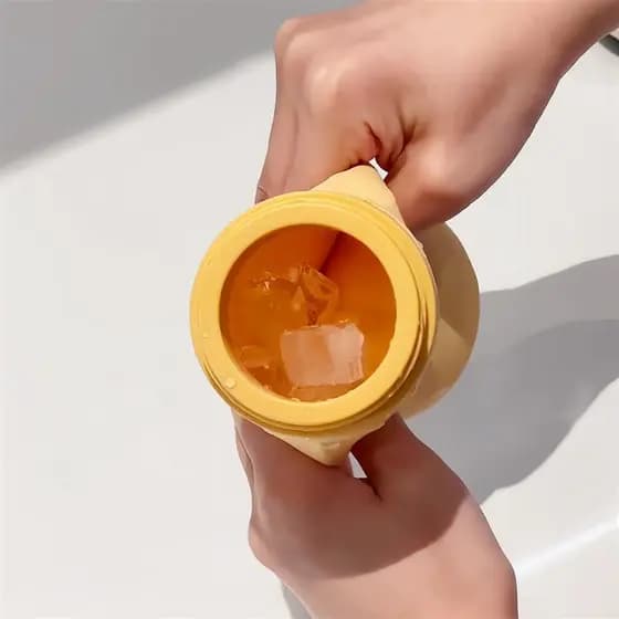 Pitada bandeja de gelo copo de água doméstico cubo de gelo copo de água bandeja molde novo estilo bebida fria café selad