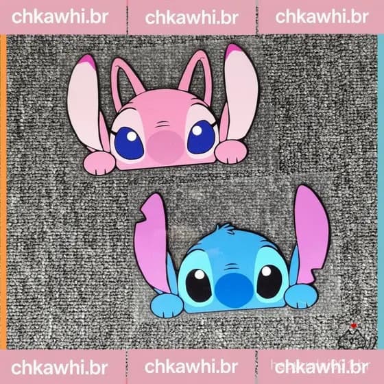 Adesivos De Carro Disney Lilo Ponto Dos Desenhos Animados Bonito Lovley Decalques Para Pára-Brisa Janela Choques Tronco