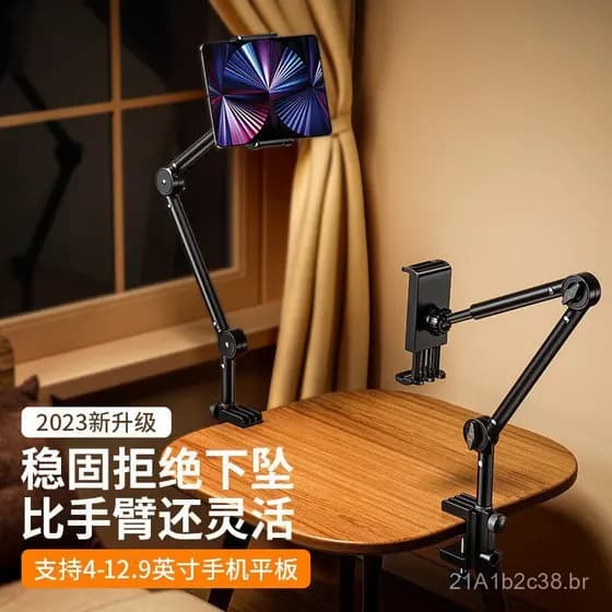 Suporte para celular, suporte para tablet, suporte de mesa para cama, suporte giratório para celular na cama, suporte pa